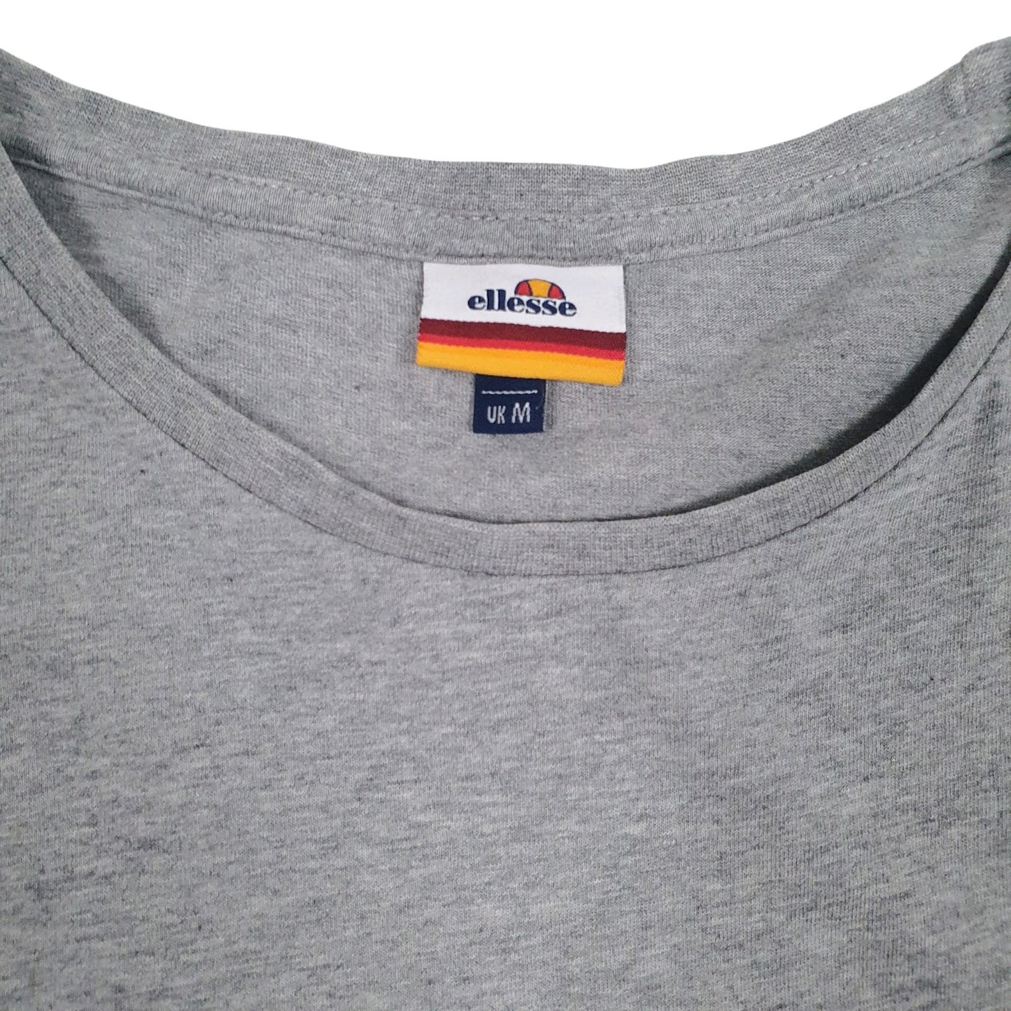 Mens Grey Ellesse Spellout  T Shirt