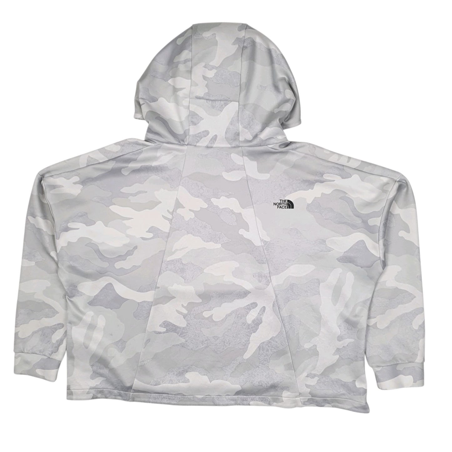 Womens Grey The North Face Camo Camouflage Hoodie Jumper
