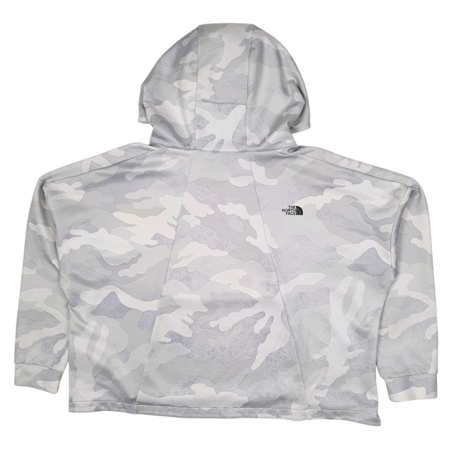 Womens Grey The North Face Camo Camouflage Hoodie Jumper