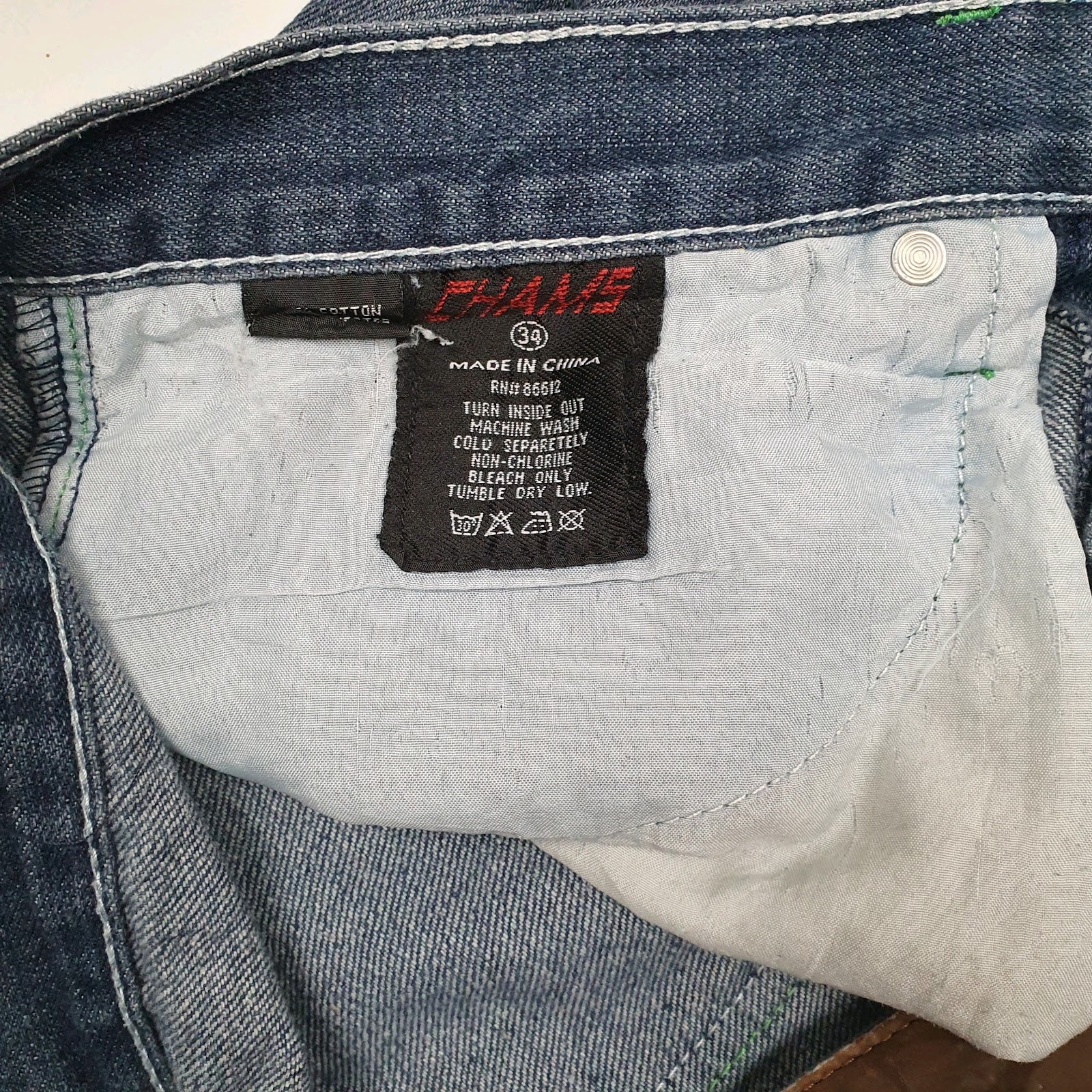 Mens Blue Chams   Shorts