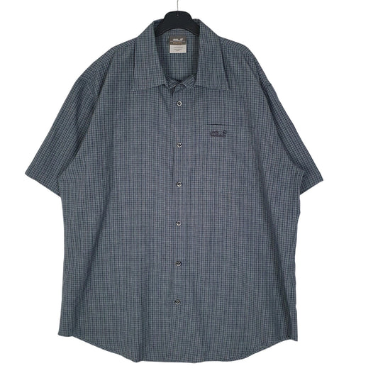 Mens Navy Jack Wolfskin  Short Sleeve Shirt