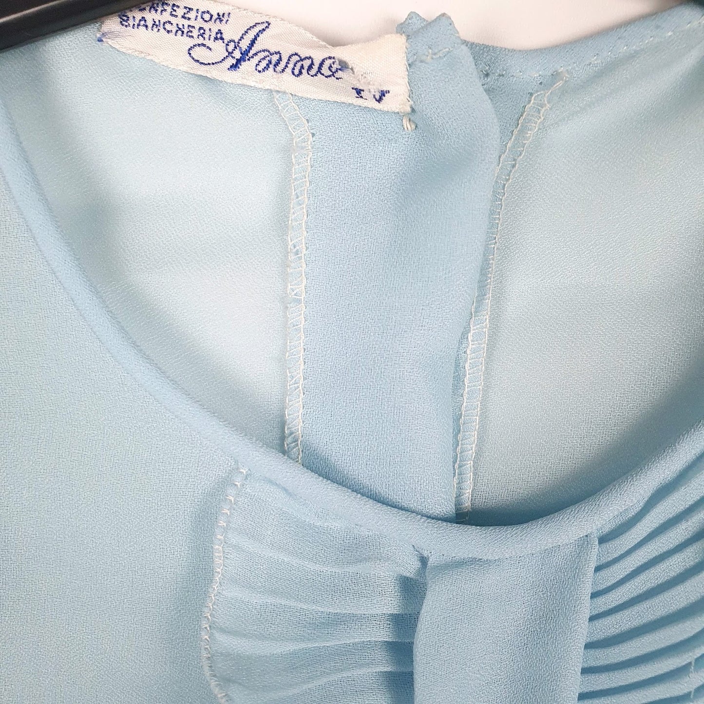 Womens Blue Unbranded Blouse Sheer  Shirt
