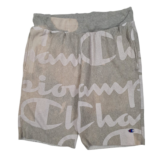 Mens Grey Champion Reverse Weave Sweat Shorts