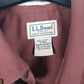 Mens Burgundy L.L.Bean   Shirt