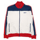 Mens White Puma  Full Zip Jumper