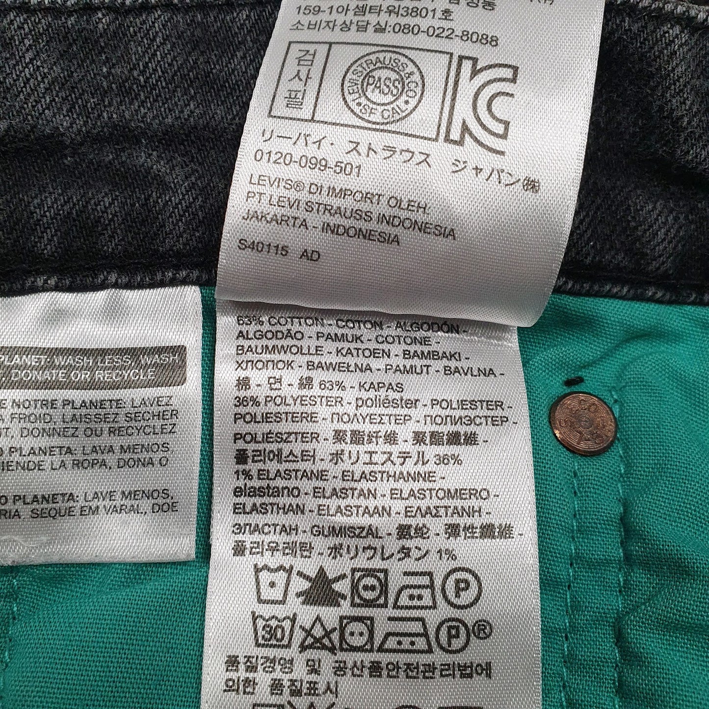 Mens Black Levis   Jeans