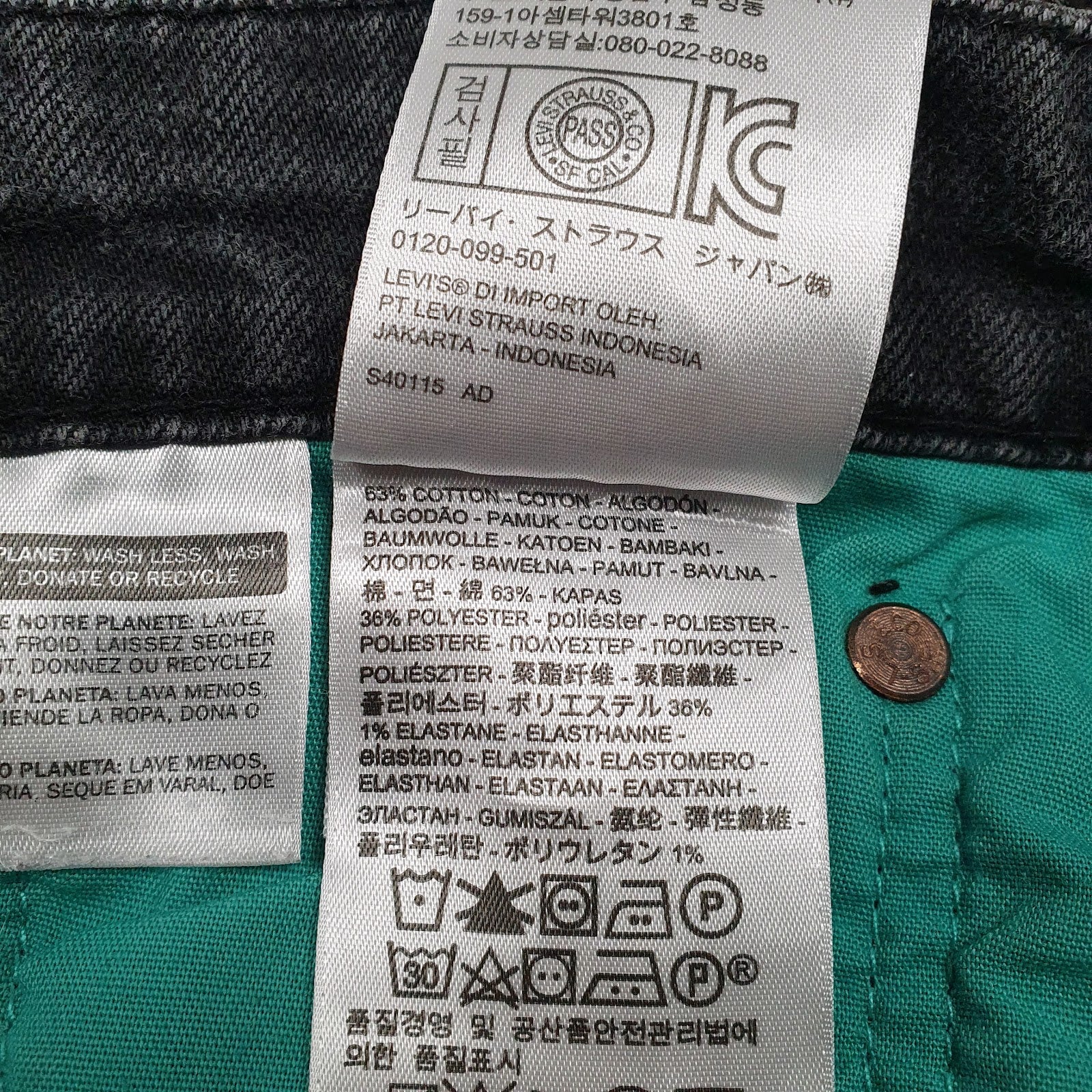 Mens Black Levis   Jeans