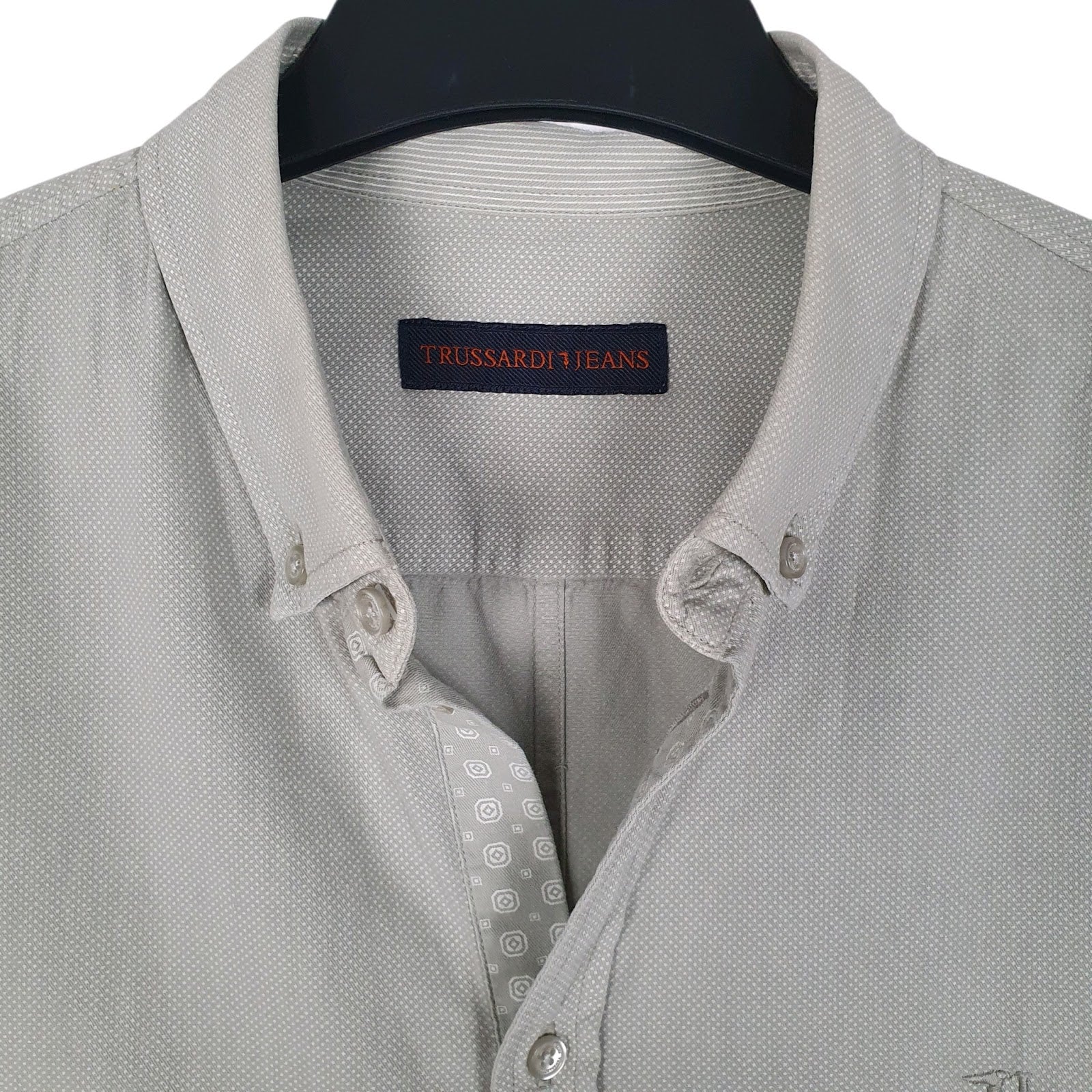 Mens Grey Trussardi Jeans   Shirt