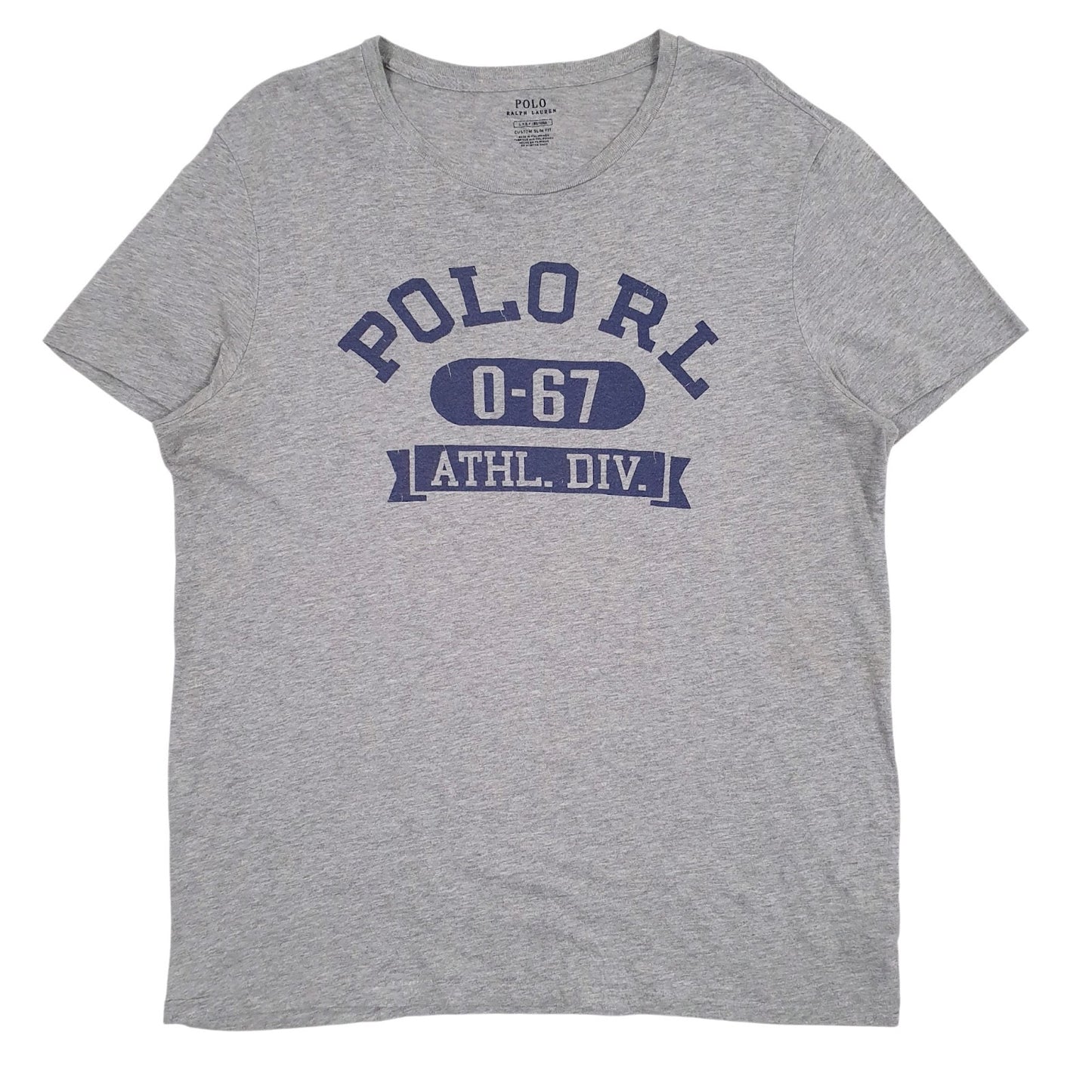 Mens Grey Polo Ralph Lauren  Short Sleeve T Shirt