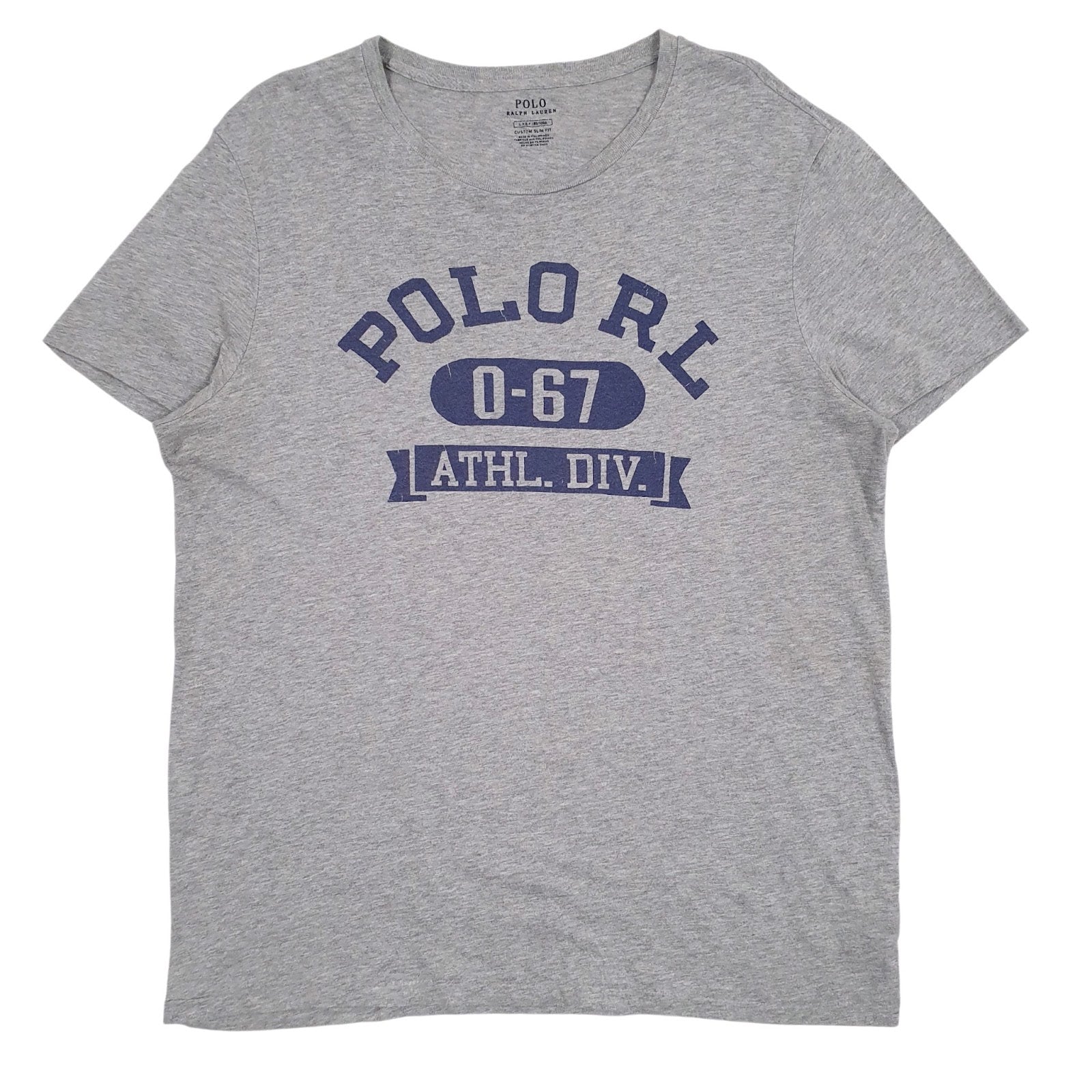 Mens Grey Polo Ralph Lauren  Short Sleeve T Shirt