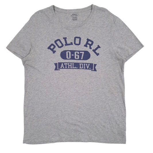 Mens Grey Polo Ralph Lauren  Short Sleeve T Shirt