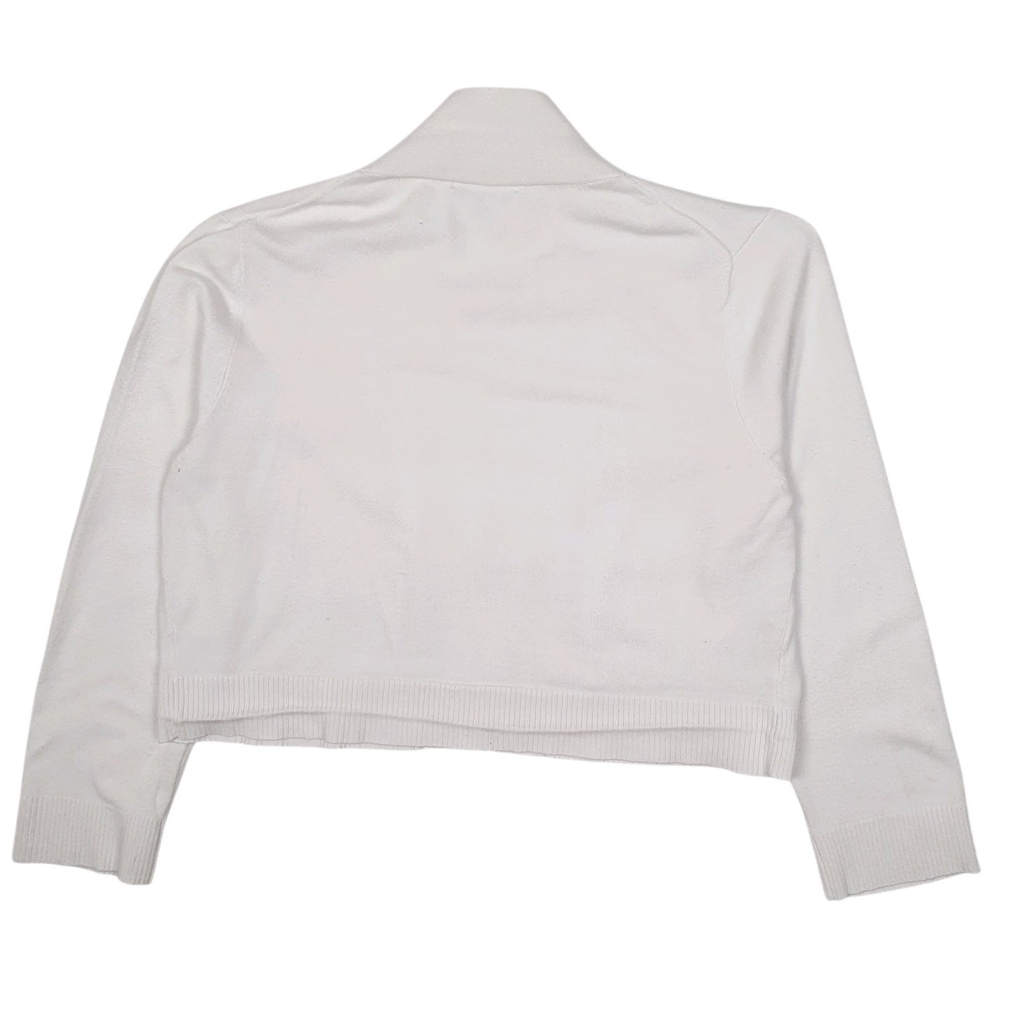 Womens White Calvin Klein Lightweight Cardigan Jumper