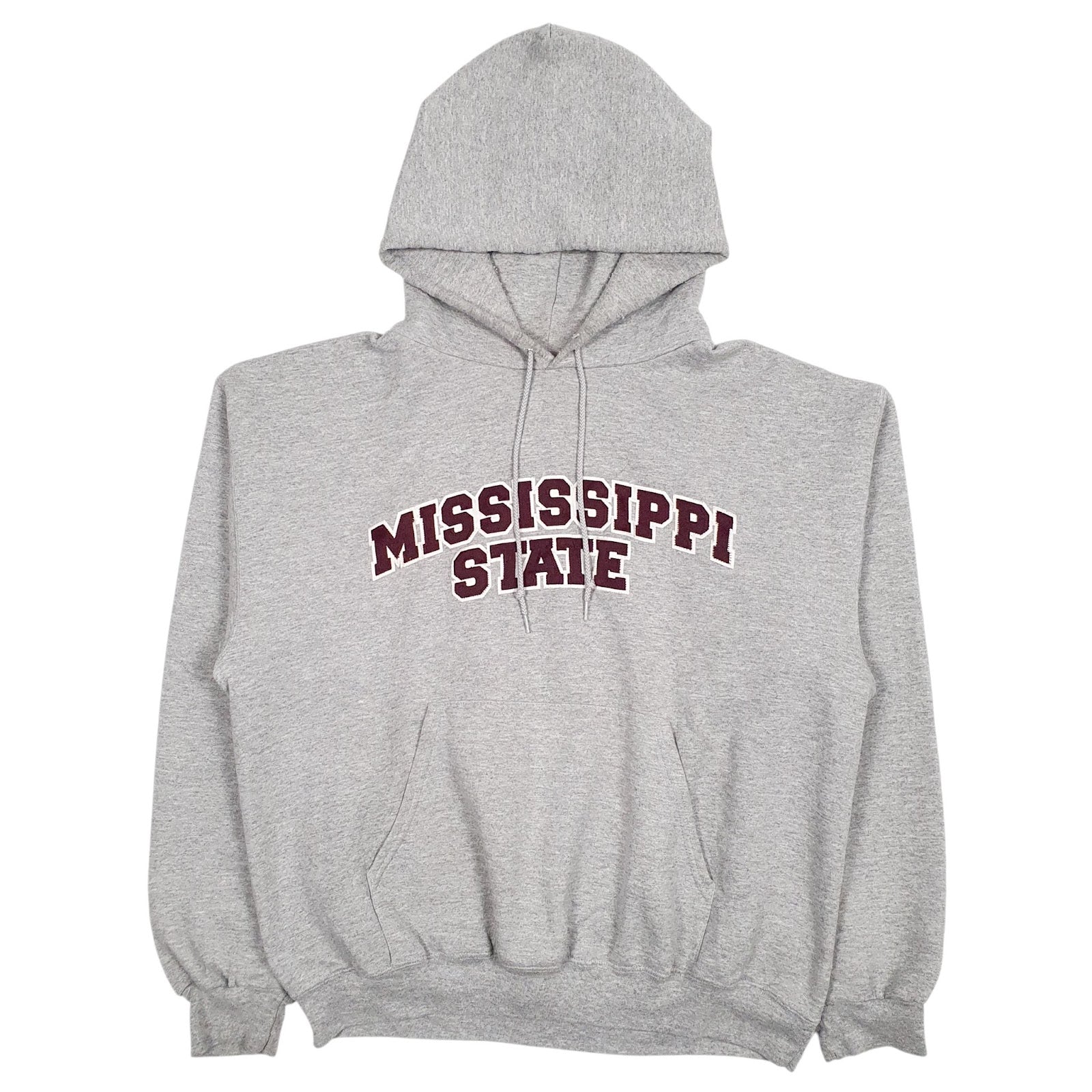 Mens Grey Champion Mississippi State Hoodie Jumper