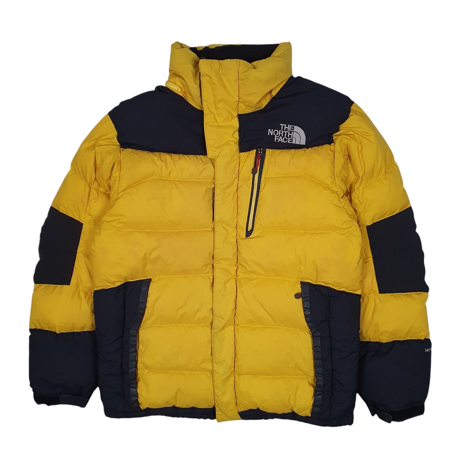 Mens Yellow The North Face Summit Series Baltoro 800  Coat