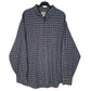 Mens Blue L.L.Bean Flannel Long Sleeve Shirt