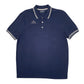 Mens Navy Kappa  Short Sleeve Polo Shirt