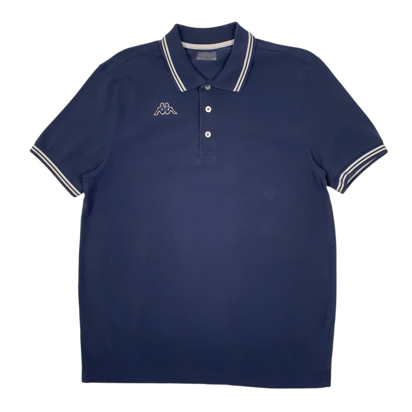 Mens Navy Kappa  Short Sleeve Polo Shirt