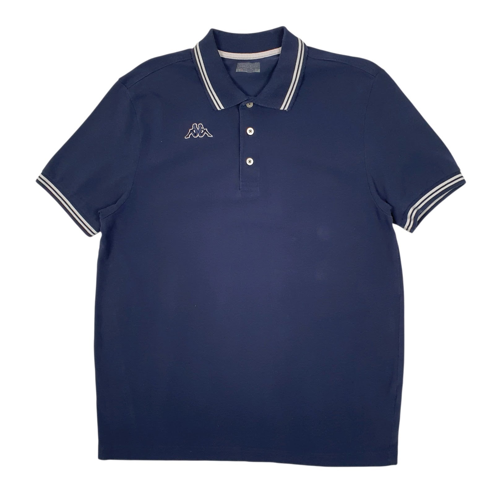 Mens Navy Kappa  Short Sleeve Polo Shirt