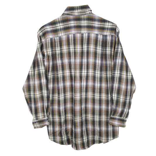 Mens Grey Lavactool Flannel  Shirt