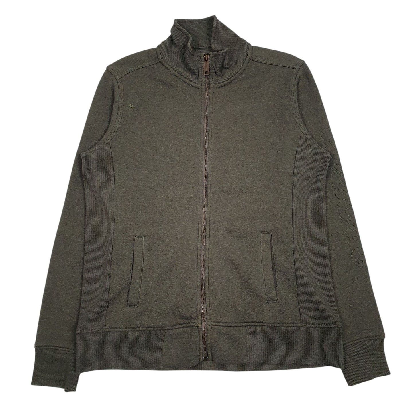 Womens Green Carhartt  Full Zip Jumper