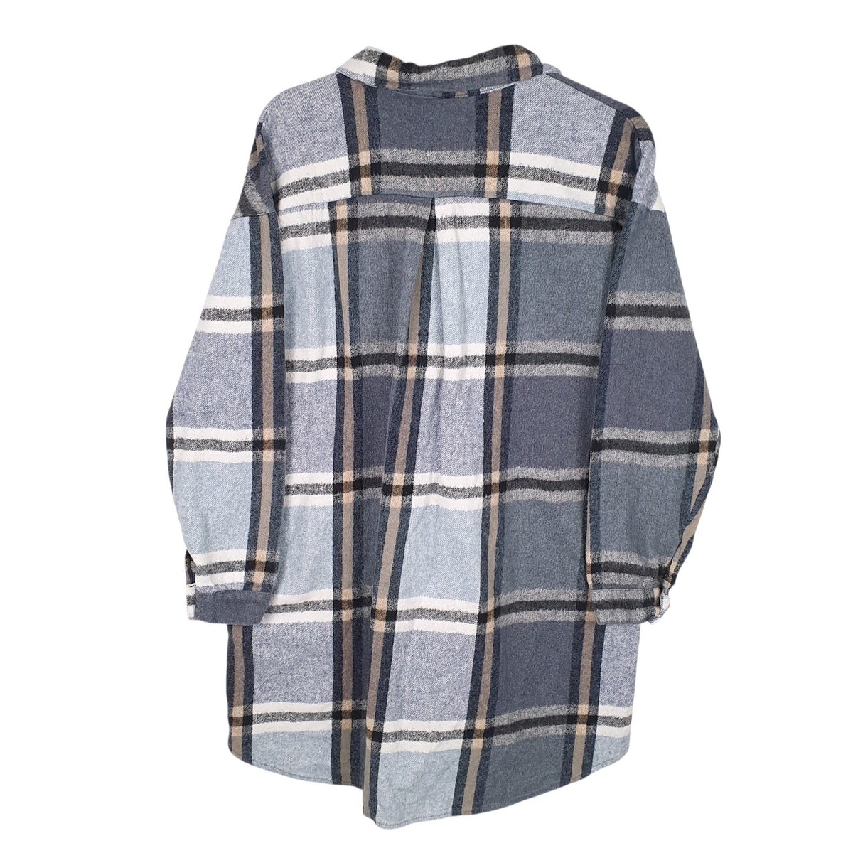 Mens Blue Unbranded Vintage Flannel  Shirt