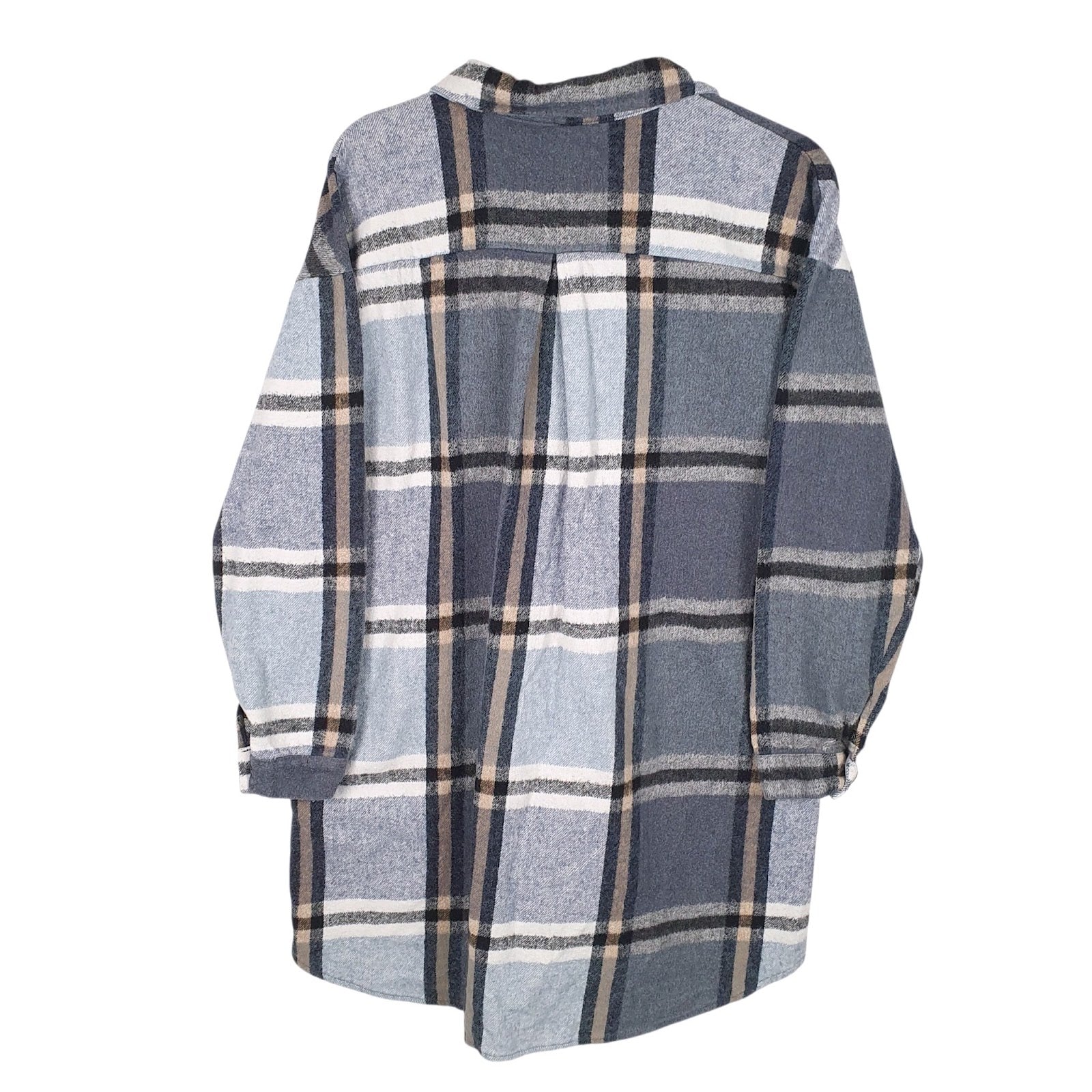 Mens Blue Unbranded Vintage Flannel  Shirt