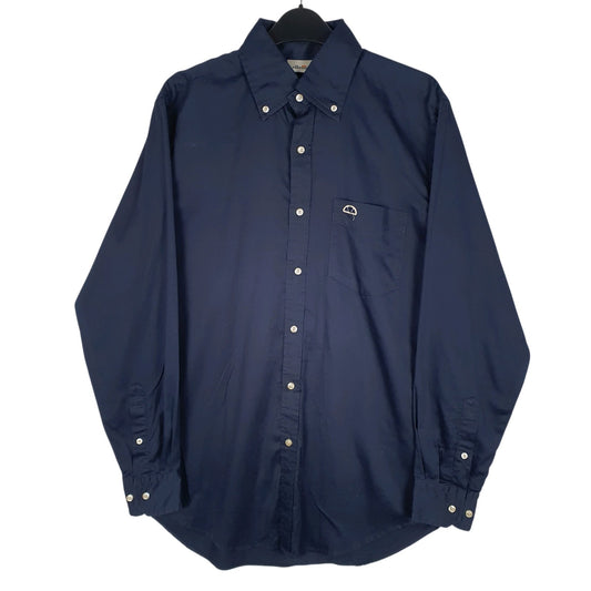 Mens Navy Ellesse  Long Sleeve Shirt