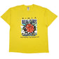 Mens Yellow Fruit Of The Loom Simla Bear Cubs Basketball Short Sleeve T Shirt