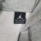 Mens Grey Air Jordan  Full Zip Jumper