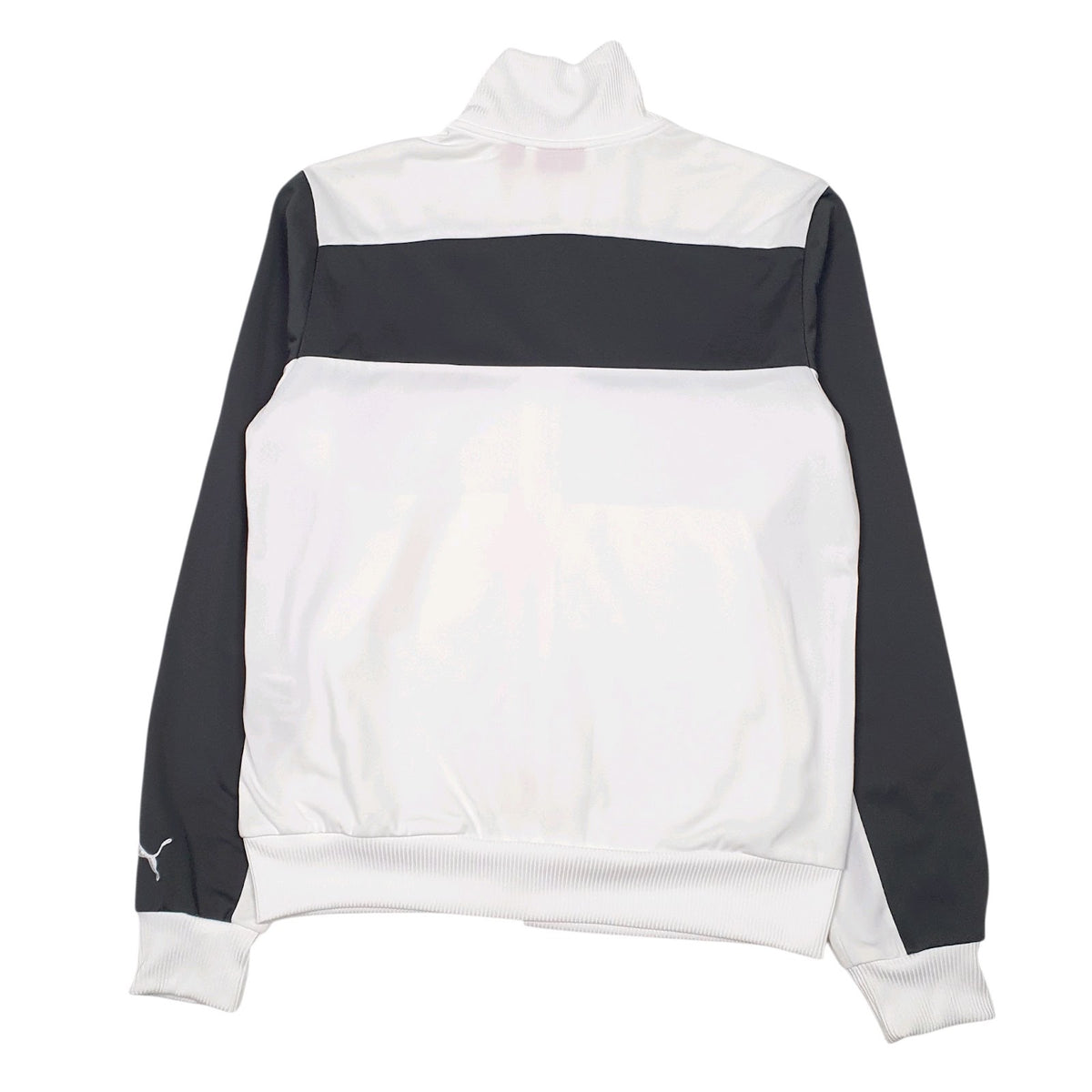 Womens White Puma Active Wear Full Zip Jumper