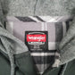 Mens Grey Wrangler  Hoodie Coat
