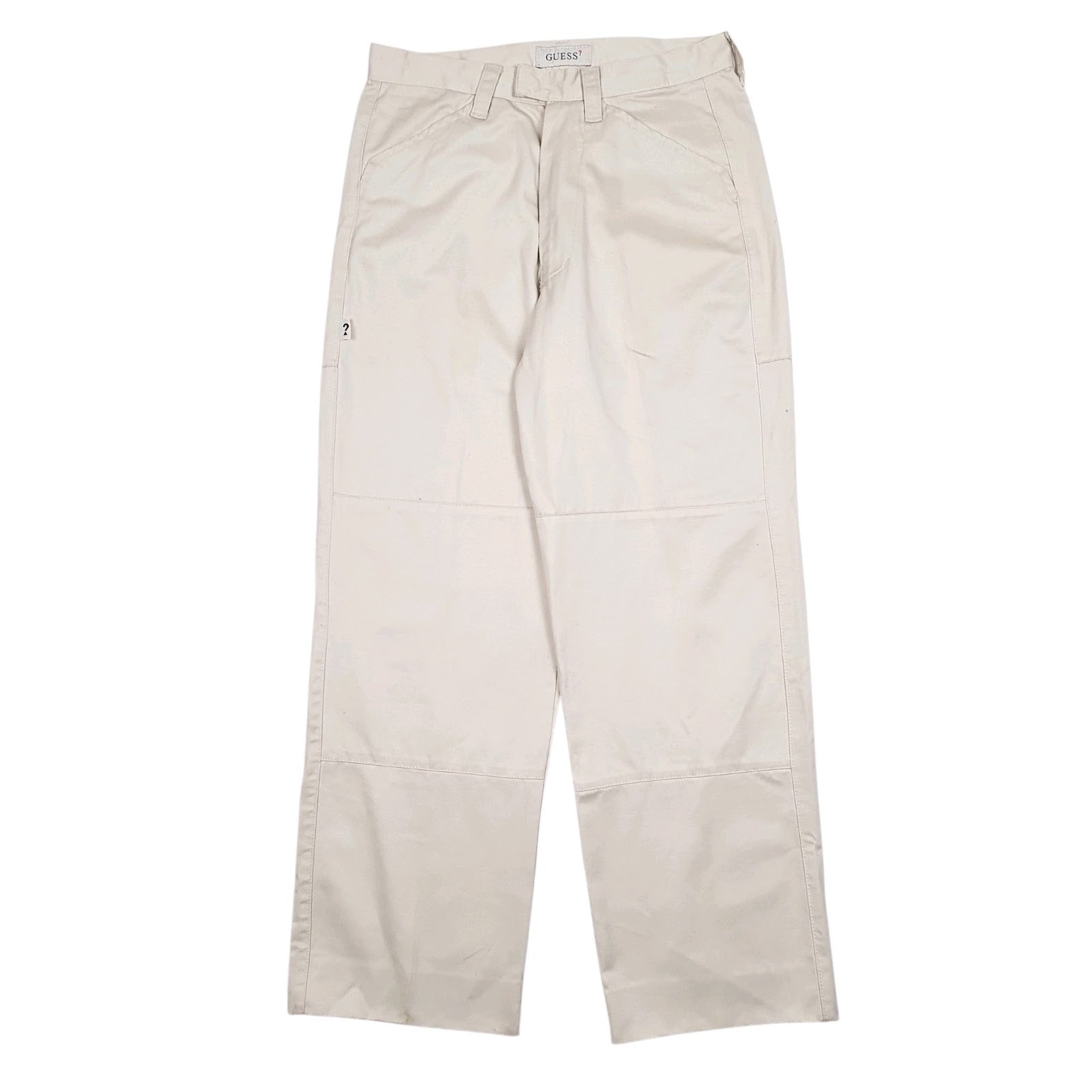 Mens Cream Guess  Chino Trousers