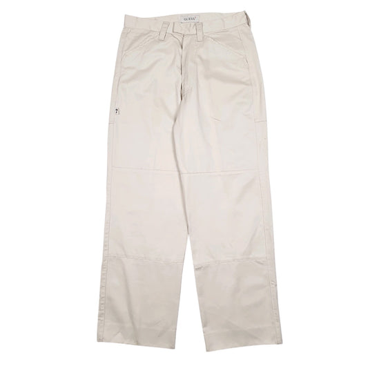 Mens Cream Guess  Chino Trousers