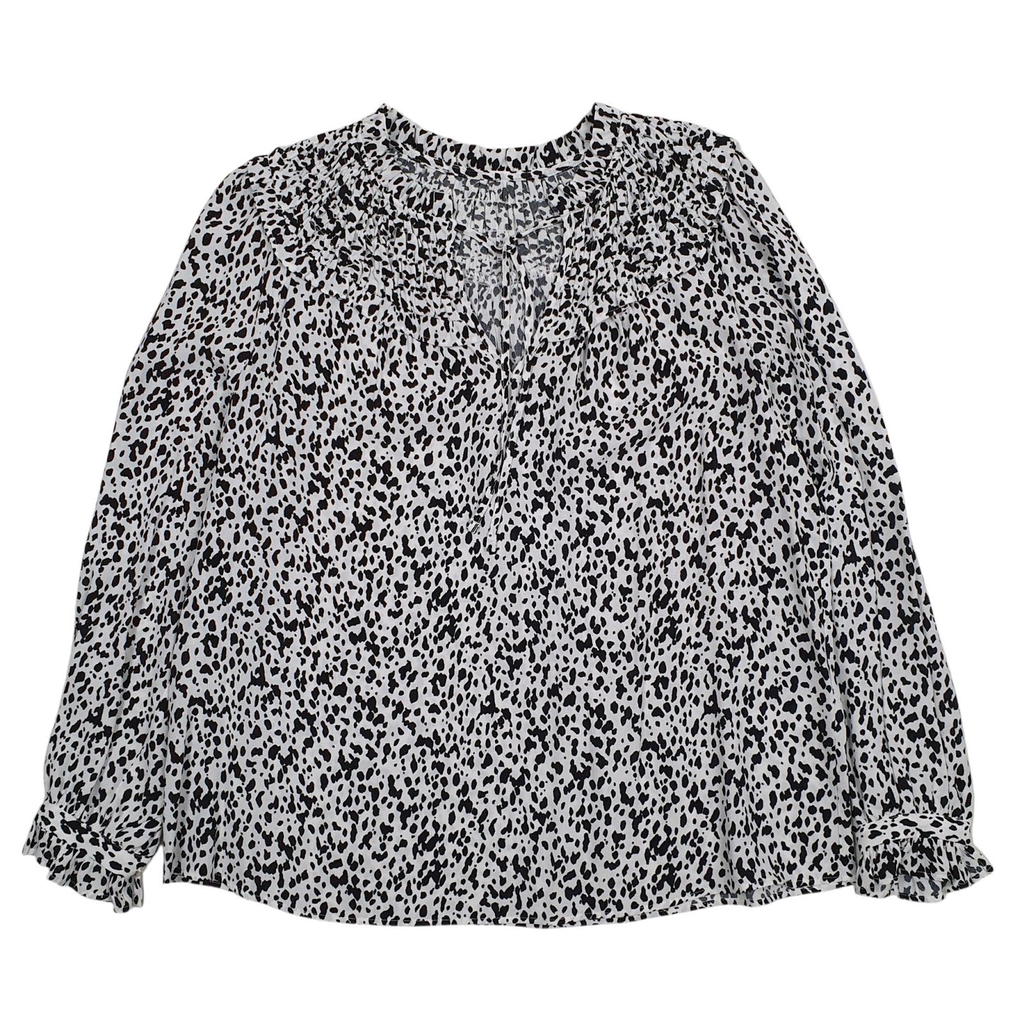 Womens White M&S  Long Sleeve T Shirt