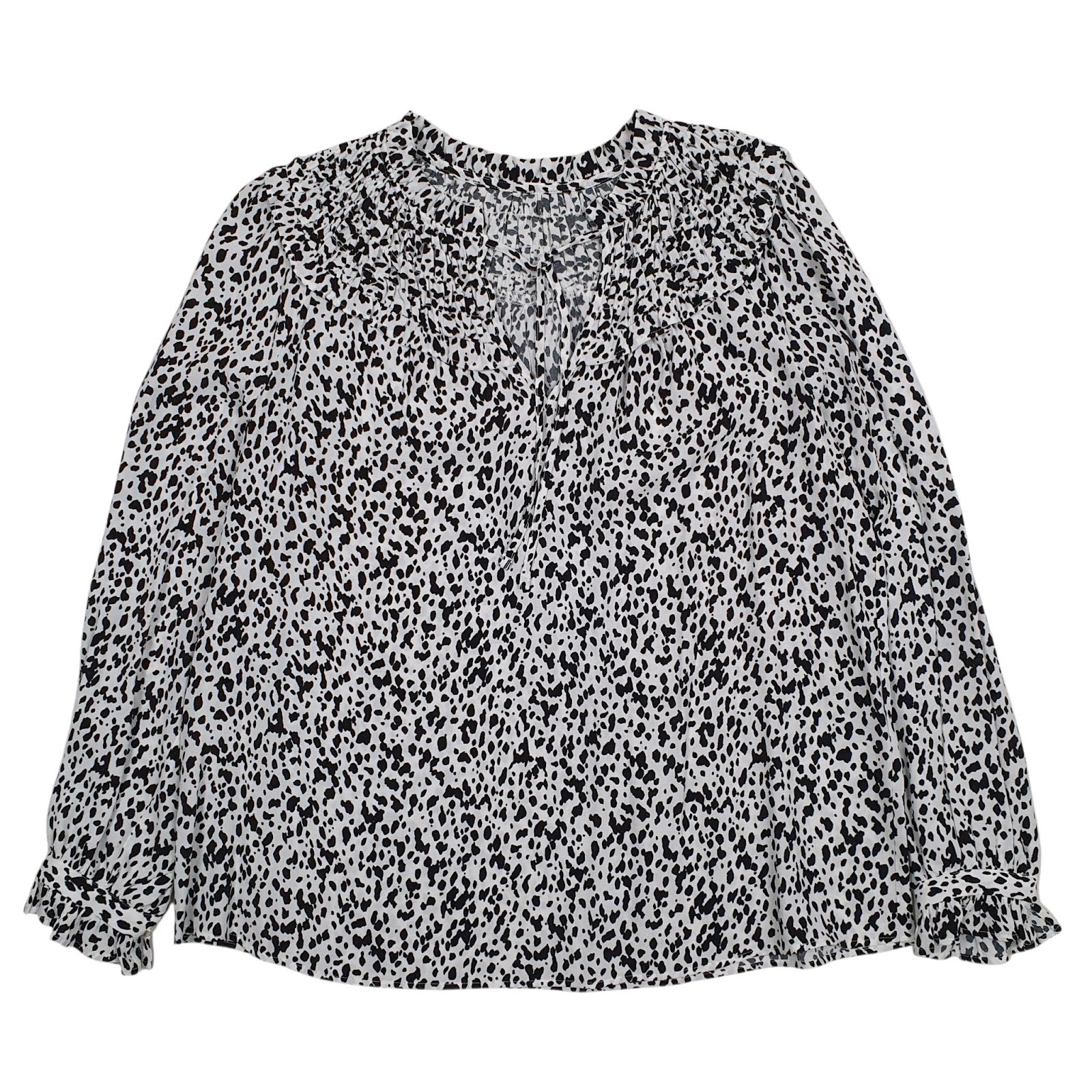 Womens White M&S  Long Sleeve T Shirt