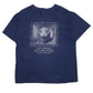 Mens Navy Hanes Vintage 90s Made In USA  T Shirt