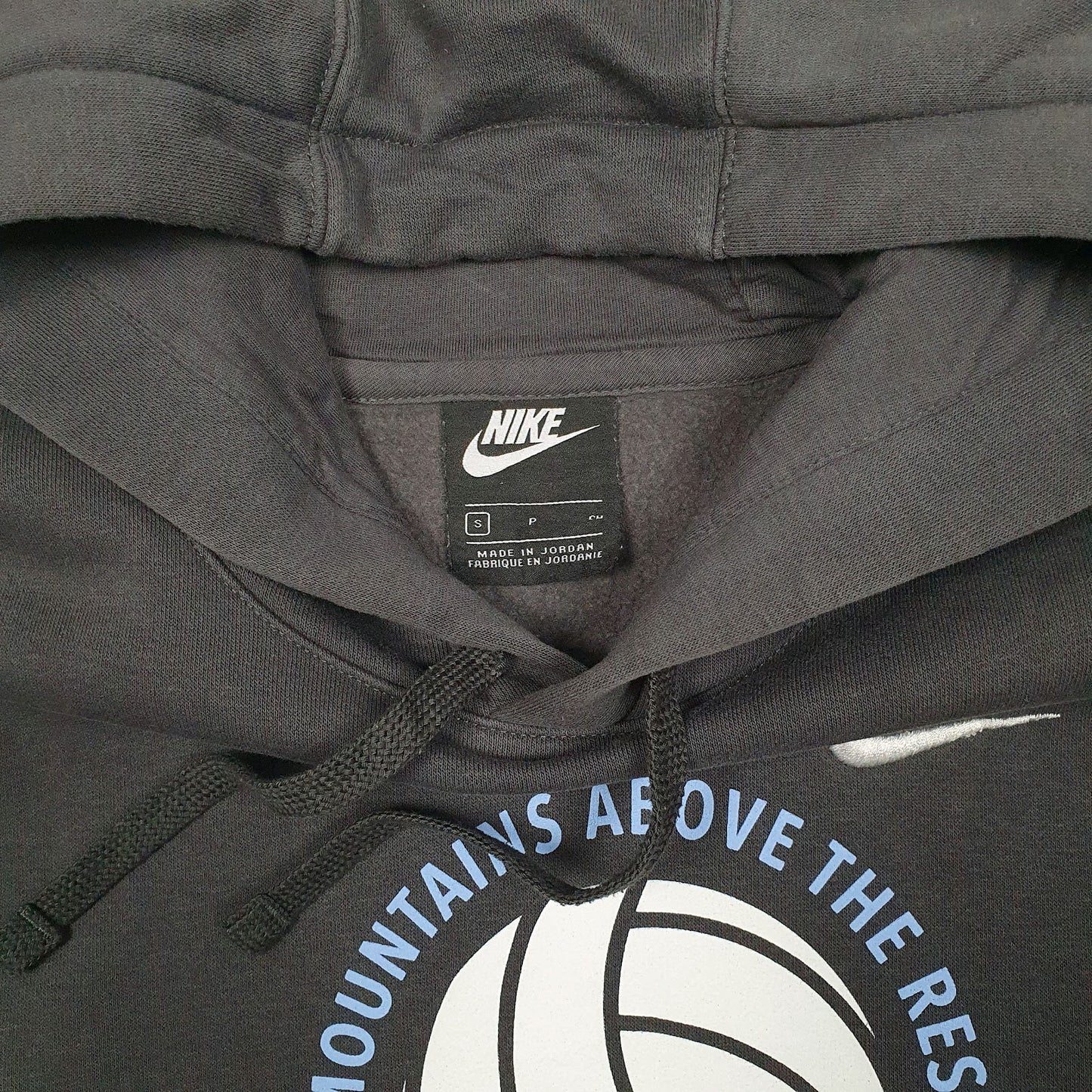 Womens Grey Nike Volleyball Club Garvey Hoodie Jumper