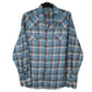 Mens Blue Eddie Bauer  Long Sleeve Shirt