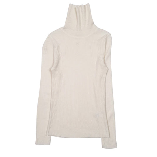 Womens Cream Unbranded  Turtle Neck Jumper
