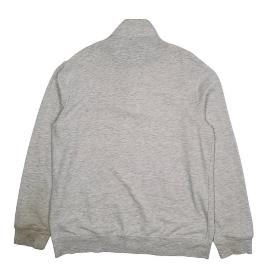 Mens Grey Chaps  Quarter Zip Jumper