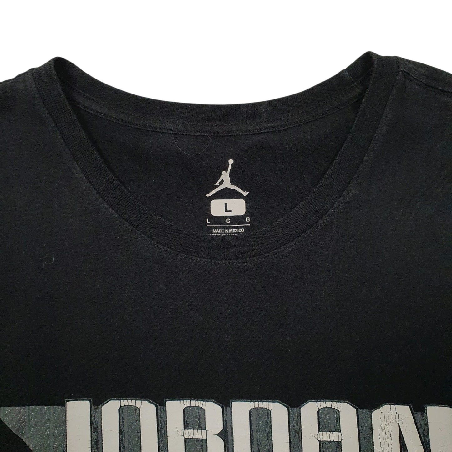 Mens Black Nike Air Jordan Basketball  T Shirt