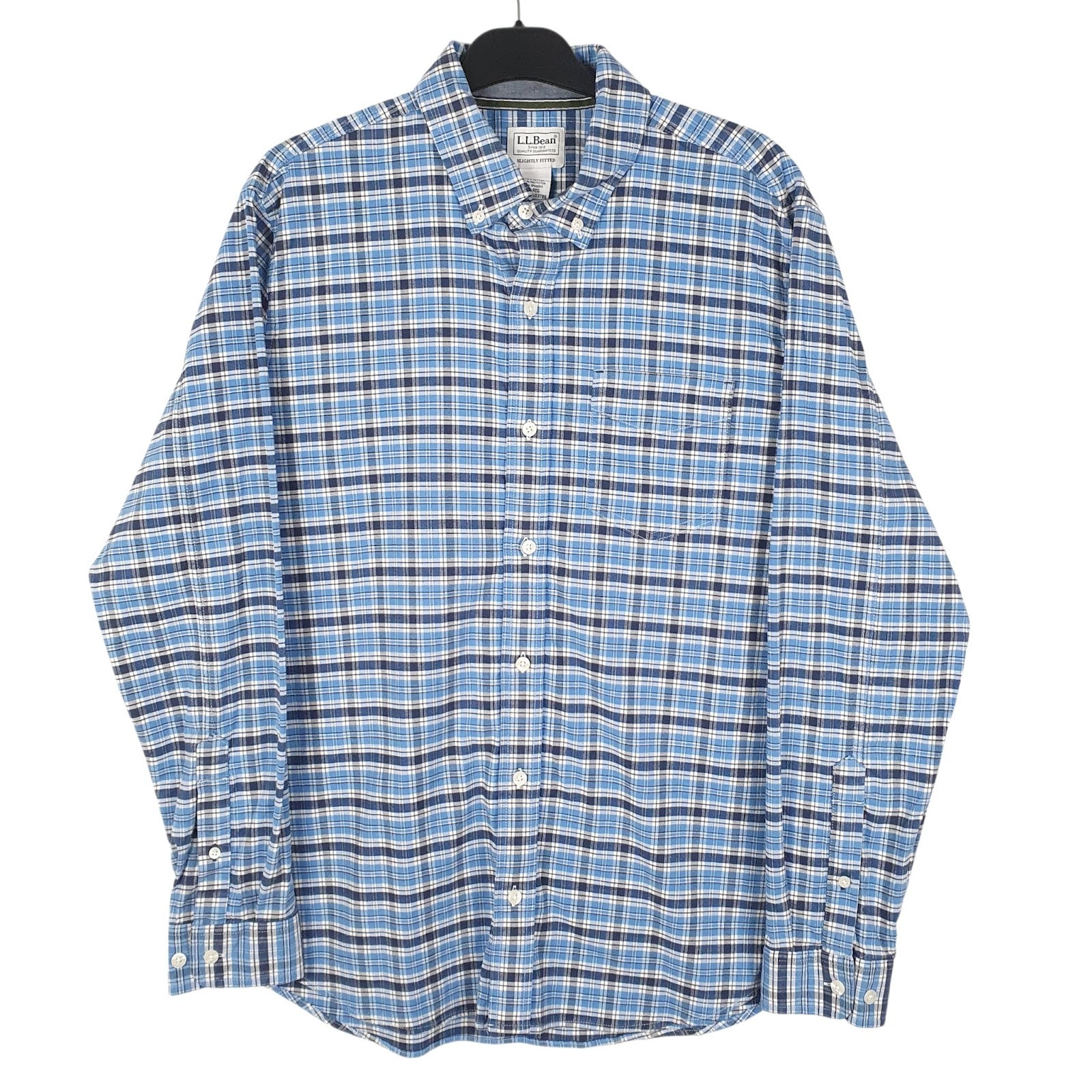 Mens Blue L.L.Bean  Long Sleeve Shirt