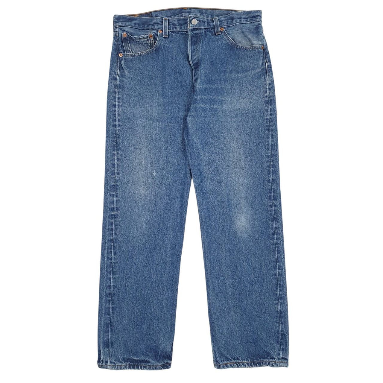 Mens Blue Levis Vintage 90s 501 JeansW35 L28