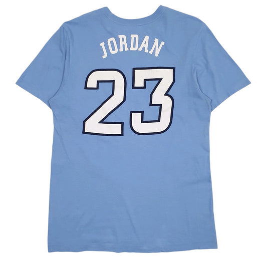 Mens Blue Nike North Carolina Air Jordan  T Shirt