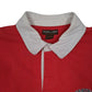 Mens Red Atlas Rugby  Polo Shirt