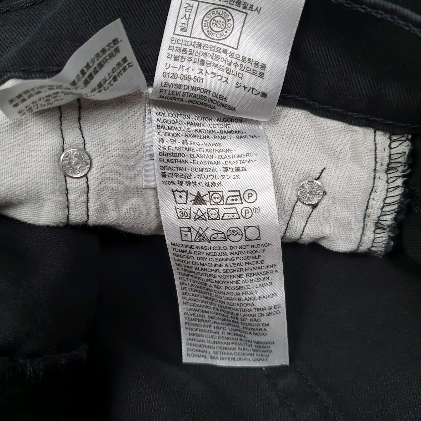 Mens Black Levis   Jeans