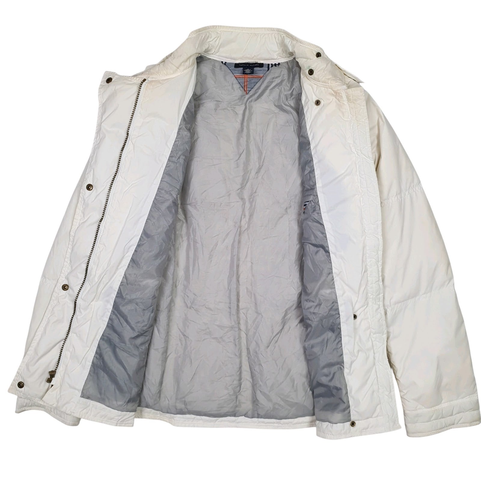 Womens White Tommy Hilfiger Parka  Coat