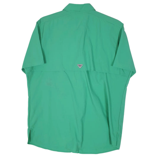 Mens Green Columbia Sportswear Company PFG Mississippi State University  Shirt