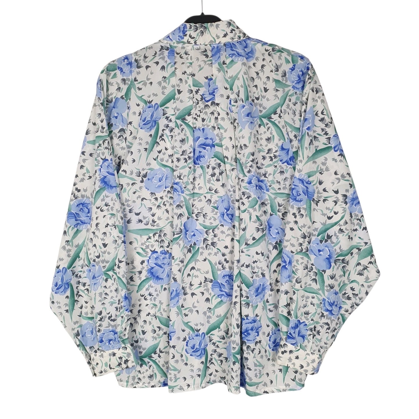 Womens Blue Unbranded Floral  Shirt