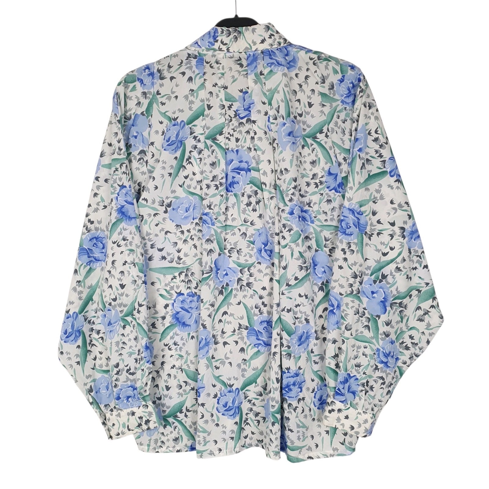 Womens Blue Unbranded Floral  Shirt
